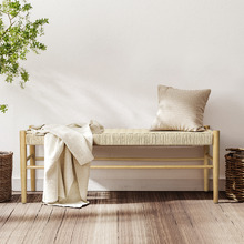 Ember Rubberwood Ottoman Bench